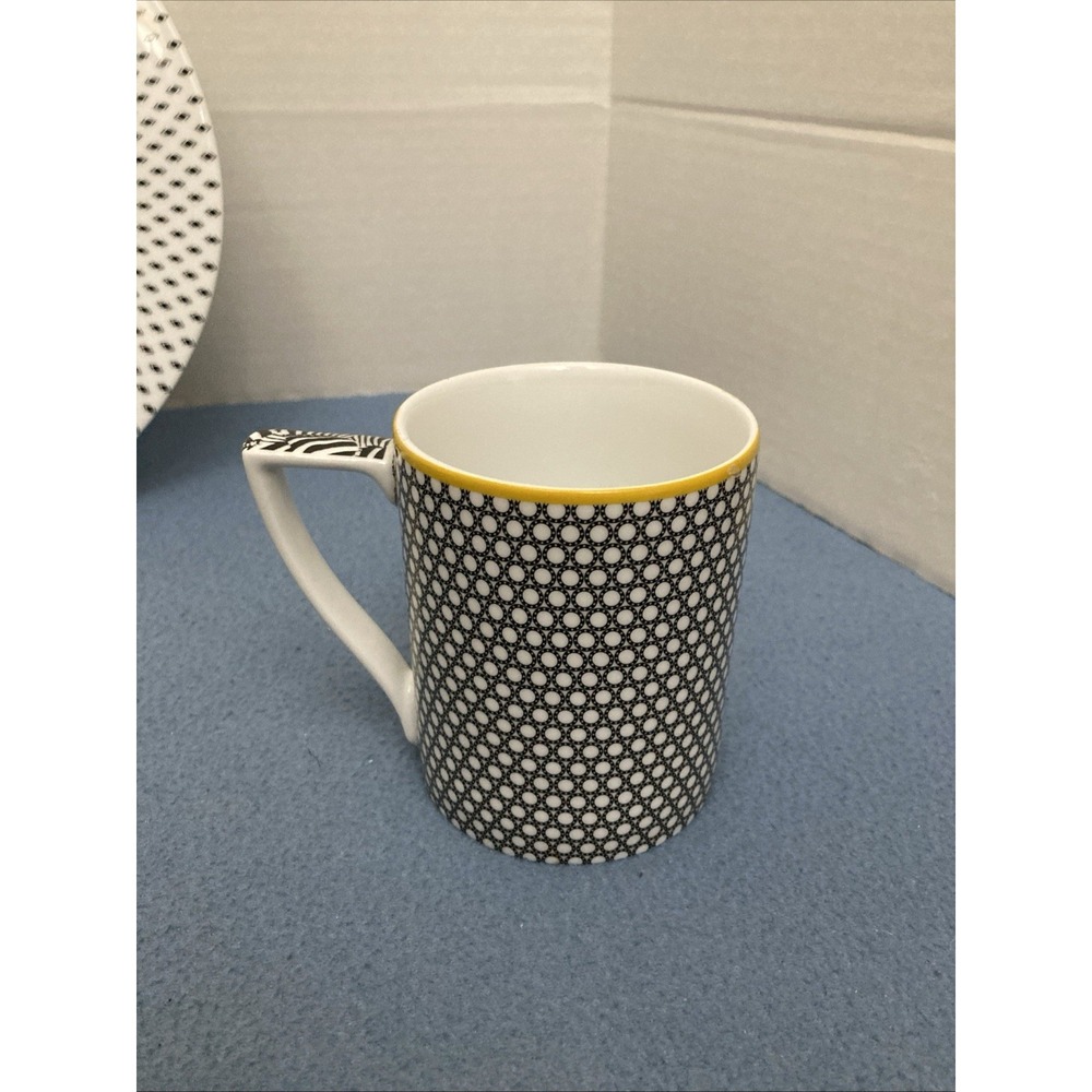 Ted Baker Portmeirion Langdon Dinnerware Place Setting - Black - 4‎ pieces - Picture 2 of 16
